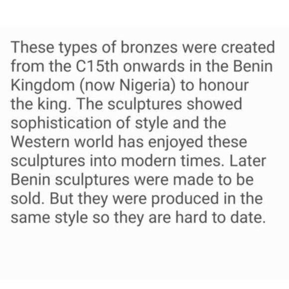 VTG African Rare Vintage Bronze Benin Tiger/Warthog Sculpture - Picture 14 of 15